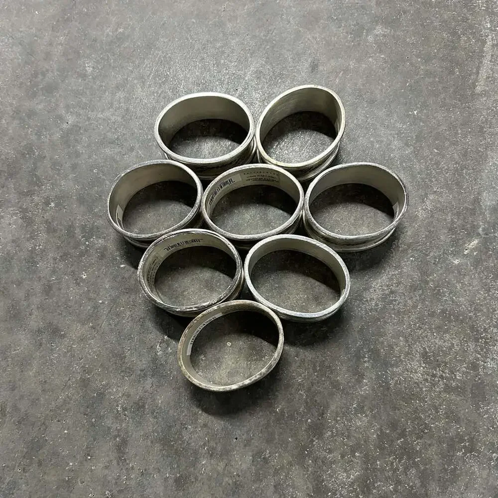Pottery Barn Friends And Family Napkin Rings Antiqued Silver Set Of 7